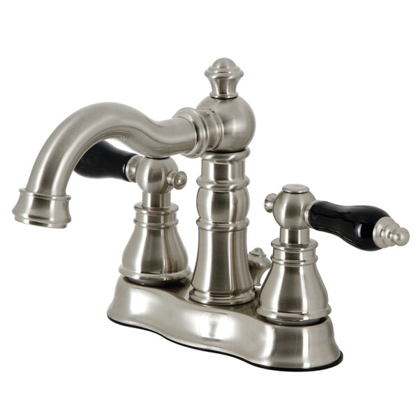 Fauceture FSC1608AKL 4-Inch Centerset Bathroom Faucet with Brass Pop-Up, Brushed Nickel FSC1608AKL - main